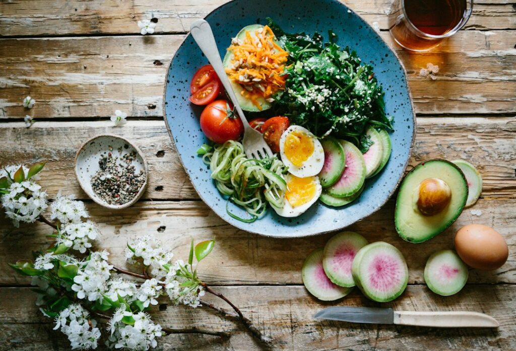 Balanced healthy meal supporting everyday wellness